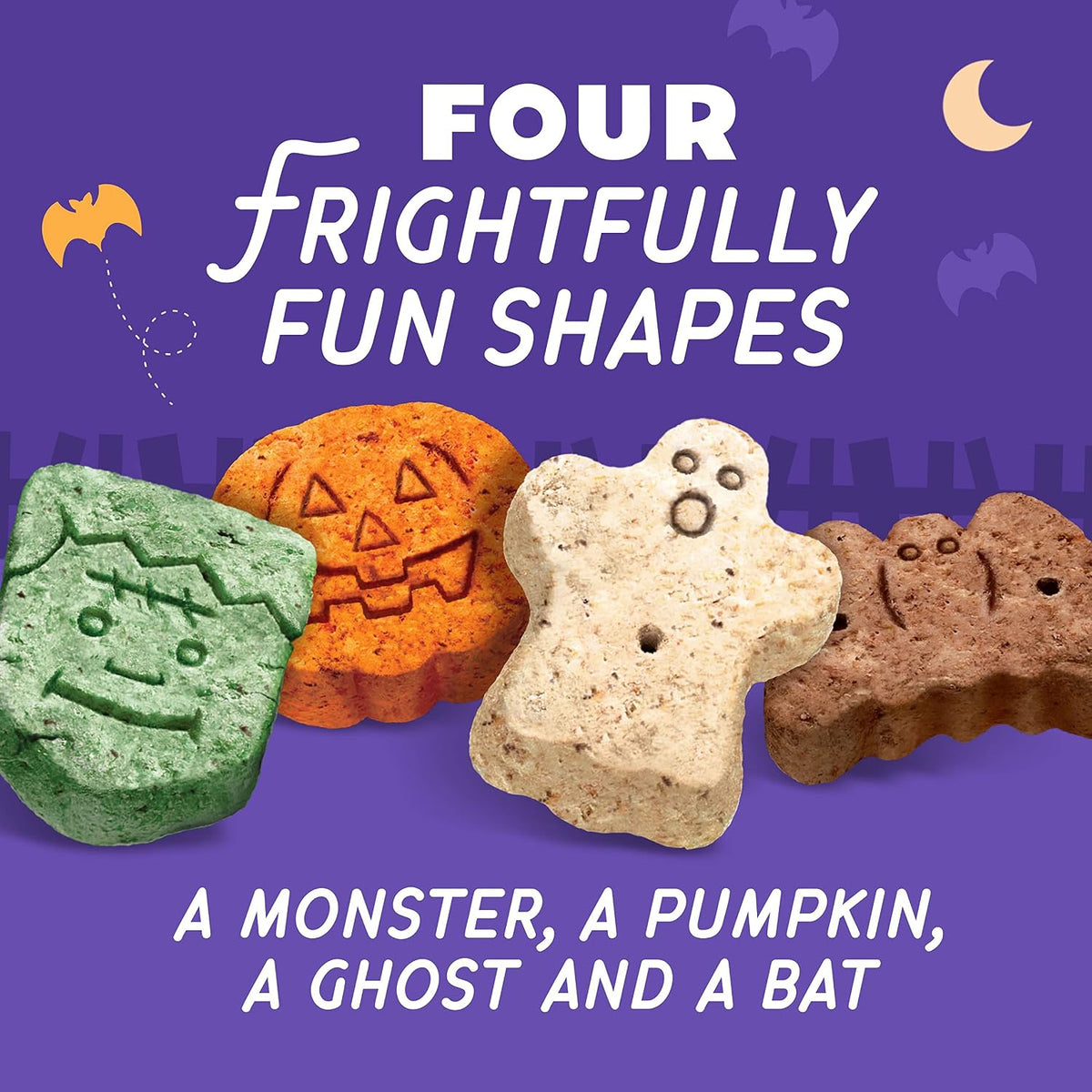 Milk-Bone Spooky Biscuits, Halloween Dog Treats, 24 Oz. Pail