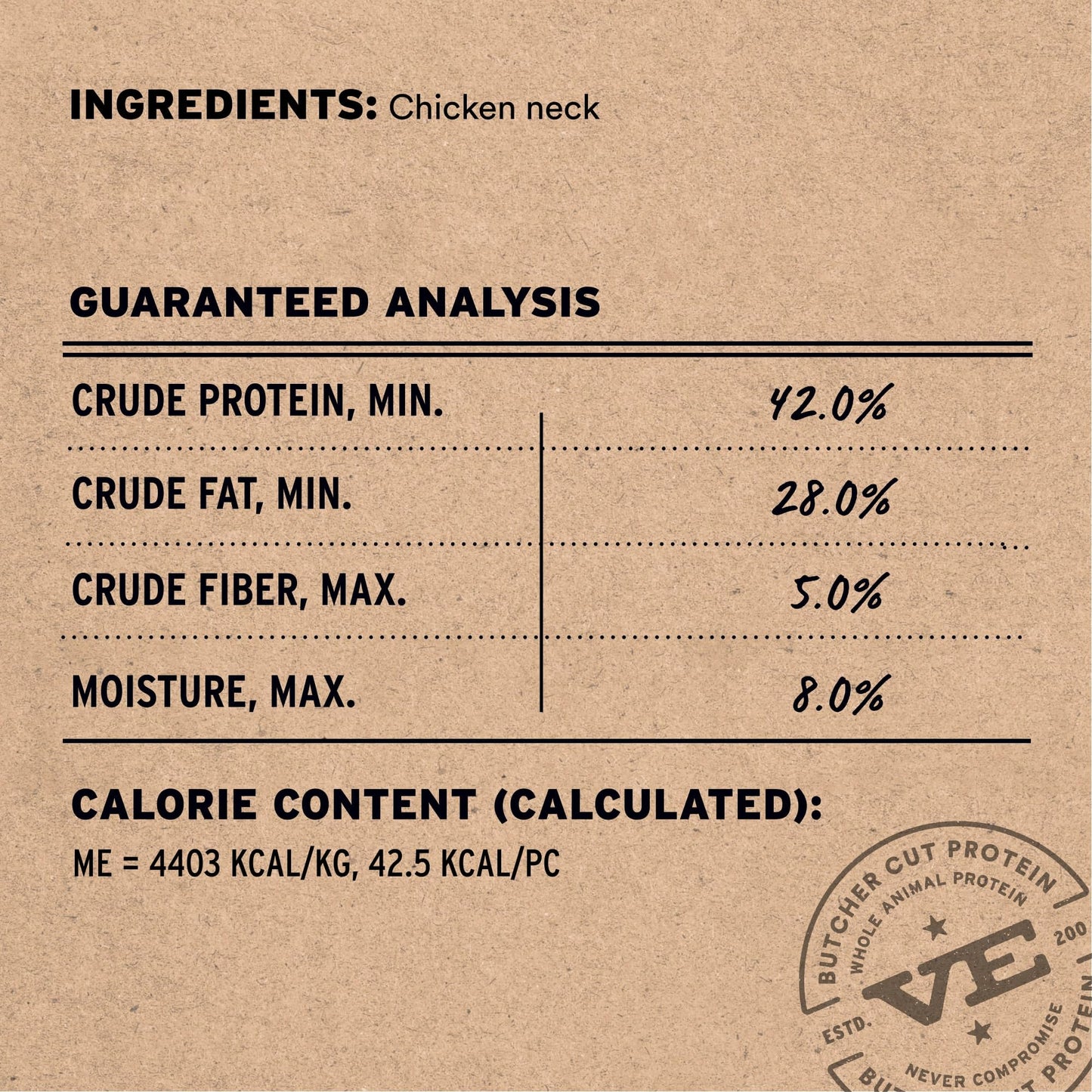 Vital Essentials Freeze Dried Raw Chicken Necks Dog Treats | Single Ingredient | Premium Quality | Grain Free Treats for Dogs, 9 oz Bag