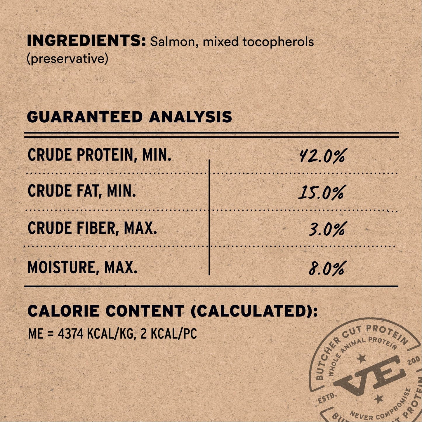Vital Essentials Freeze Dried Dog Treats | Salmon Bites, Single Protein | Premium Quality | Grain Free Training Treats for Dogs, 2.5 oz Bag
