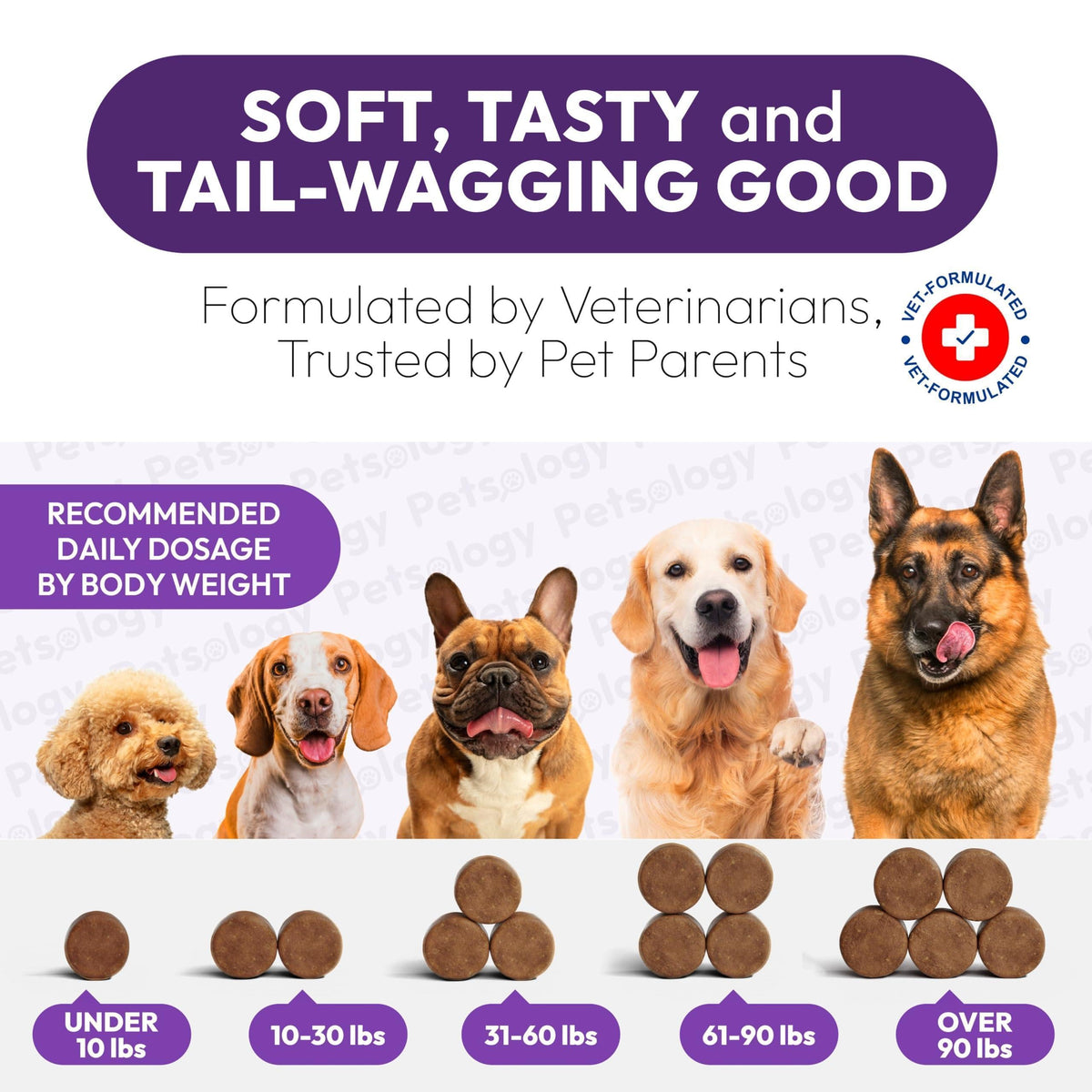 Melatonin Calming Chews for Dogs 170 Chews